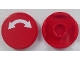 Part No: 14769pb0009 Name: Tile, Round 2 x 2 with Bottom Stud Holder with White Curved Arrow Double on Red Background Pattern (Sticker) - Sets 60052 / 60198 / 60200 / 60233 Part No: 14769pb0009 Name: Tile, Round 2 x 2 with Bottom Stud Holder with White Curved Arrow Double on Red Background Pattern (Sticker) - Sets 60052 / 60198 / 60200 / 60233