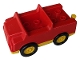 Part No: 2218c01  Name: Duplo Car with 2 x 2 Studs and Yellow Base