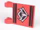 Part No: 2335px3  Name: Flag 2 x 2 Square with Silver Bull's Head Pattern