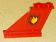 Part No: 2340pb023L  Name: Tail 4 x 1 x 3 with Fire Logo Badge Pattern on Left Side (Sticker) - Sets 7043 / 7046