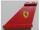 Part No: 2340pb046L  Name: Tail 4 x 1 x 3 with Ferrari Logo Pattern on Left Side (Sticker) - Set 8654