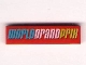 Part No: 2431pb0165  Name: Tile 1 x 4 with 'WORLD GRAND PRIX' Pattern