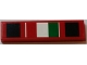 Part No: 2431pb0471 Name: Tile 1 x 4 with Italian Flag and Black Squares on Red Background Pattern (Sticker) - Set 75908 Part No: 2431pb0471 Name: Tile 1 x 4 with Italian Flag and Black Squares on Red Background Pattern (Sticker) - Set 75908