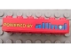 Part No: 2456pb009  Name: Brick 2 x 6 with 'POWERED BY allinol' Pattern (Sticker) - Set 8484
