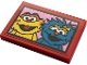 Part No: 26603pb117  Name: Tile 2 x 3 with Picture of Zoe and Rosita on Bright Pink Background Pattern (Sticker) - Set 21324