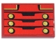 Part No: 26603pb496  Name: Tile 2 x 3 with Red Toy Soldier Uniform with Black Trim and Gold Collar and Buttons Pattern (Ninjago Dorama's Puppet Torso) (Sticker) - Set 71837