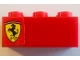 Part No: 3002pb41L  Name: Brick 2 x 3 with Ferrari Logo Pattern Model Left Side (Sticker) - Set 8671
