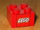 Part No: 3003pb012  Name: Brick 2 x 2 with Lego Logo in Red Square Pattern