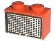 Lot ID: 141025803  Part No: 3004pb032  Name: Brick 1 x 2 with White and Black Grille Pattern (Sticker) (Undetermined Type)