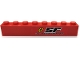 Part No: 3008pb138R  Name: Brick 1 x 8 with Ferrari Logo, 'SF' and 'SCUDERIA FERRARI' Pattern Model Right (Sticker) - Sets 8153 / 8155
