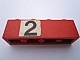 Part No: 3010pb135  Name: Brick 1 x 4 with Black Number 2 on White Background Pattern (Sticker) - Set 148
