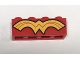 Part No: 3010pb210  Name: Brick 1 x 4 with Gold Wonder Woman Logo Pattern