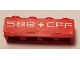 Part No: 3010pb301  Name: Brick 1 x 4 with 'SBB', 'CFF' and Coat of Arms of Switzerland Pattern (Sticker) - Set 164