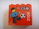 Part No: 30144pb029  Name: Brick 2 x 4 x 3 with LEGO Club 2006 and Soccer Player Pattern
