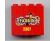 Part No: 30144pb035  Name: Brick 2 x 4 x 3 with LEGO Fabrik 2007 Pattern