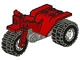 Part No: 30187c01  Name: Tricycle with Dark Gray Chassis & White Wheels