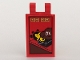 Part No: 30350bpb101  Name: Tile, Modified 2 x 3 with 2 Clips with Female Minifigure Pattern (Sticker) - Set 70617