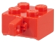 Part No: 30389a  Name: Hinge Brick 2 x 2 Locking with 1 Finger Vertical without Axle Hole