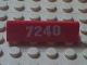 Part No: 30413pb015  Name: Panel 1 x 4 x 1 with White '7240' Pattern (Sticker) - Set 7240