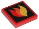 Part No: 3068pb0074  Name: Tile 2 x 2 with Classic Fire Logo Large Pattern