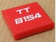 Part No: 3068pb0333  Name: Tile 2 x 2 with White 'TT 8154' Pattern (Sticker) - Set 8154