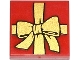 Part No: 3068pb0786  Name: Tile 2 x 2 with Present / Gift with Gold Ribbon with Bow Pattern