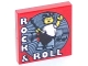 Lot ID: 380328708  Part No: 3068pb1136  Name: Tile 2 x 2 with 'Rock & Roll' Pattern