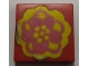 Part No: 3068pb1648  Name: Tile 2 x 2 with Flower Pink and Yellow Pattern (Sticker) - Set 293