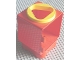 Lot ID: 378799576  Part No: 31127cx3  Name: Primo Shape Sorter Chamber, Yellow Circle with Triangular Opening