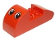 Part No: 31212pb03  Name: Duplo, Brick 2 x 6 x 2 Rounded Ends with Eyes Pattern