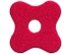 Part No: 3159foam01f  Name: Foam Part for Set 3159 - Scala Flower 3 x 3 with 4 Petals and Hole