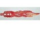 Part No: 32558pb01  Name: Bionicle Weapon Toa Flame Sword 2 x 12 with 2 Pin Holes and Marbled Bright Light Orange Pattern