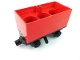 Part No: 3443c07  Name: Train Battery Box Car with Three Contact Holes, Black Switch Lever, Black Magnets, and Black Wheels