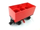 Part No: 3443c08  Name: Train Battery Box Car with Three Contact Holes, Red Switch Lever, Black Magnets, and Black Wheels