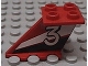 Part No: 3479pb01L  Name: Tail 4 x 2 x 2 with White Number 3 Pattern on Left Side (Sticker) - Set 6543