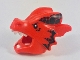 Part No: 35694pb01  Name: Minifigure, Headgear Head Cover, Costume Dragon with Black Eyes and Scales, White Teeth Pattern