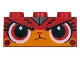 Part No: 3622pb105  Name: Brick 1 x 3 with Cat Face with Bright Light Orange Muzzle, Frown, Wide Eyes Pattern (Warrior Kitty)