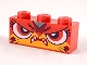 Part No: 3622pb109  Name: Brick 1 x 3 with Cat Face Fierce Pattern (Angry Warrior Kitty)