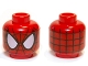 Part No: 3626pb0786 Name: Minifigure, Head Alien with Spider-Man Black Webbing, Large White Eyes with Black Borders Pattern Part No: 3626pb0786 Name: Minifigure, Head Alien with Spider-Man Black Webbing, Large White Eyes with Black Borders Pattern