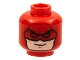 Part No: 3626pb2829  Name: Minifigure, Head Balaclava, Red Eyes, Light Nougat Lower Face Pattern