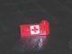 Part No: 3821pb007  Name: Door 1 x 3 x 1 Right with Red Cross Pattern on White Background (Sticker) - Sets 623-1 / 6364