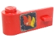 Part No: 3822pb013  Name: Door 1 x 3 x 1 Left with Classic Fire Logo Pattern (Sticker) - Sets 640-2 / 6690