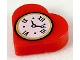 Lot ID: 266916556  Part No: 39739pb01  Name: Tile, Round 1 x 1 Heart with Clock Pattern