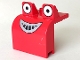 Part No: 40647pb02  Name: Duplo Bulldozer Front with Eyes Looking Straight and Smile Pattern (Muck)