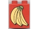 Part No: 4066pb029  Name: Duplo, Brick 1 x 2 x 2 with Bananas Pattern