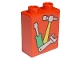Part No: 4066pb115  Name: Duplo, Brick 1 x 2 x 2 with Screwdriver, Hammer and Wrench Tools Pattern