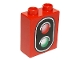 Part No: 4066pb276  Name: Duplo, Brick 1 x 2 x 2 with Traffic Signal Double Pattern
