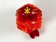 Part No: 40925pb07  Name: Minifigure, Headgear Ninjago Wrap Type 4 with Molded Dark Red Headband and Printed Yellow Ninjago Logogram Letter K Pattern