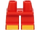 Part No: 41879pb036  Name: Legs Short with Yellow Feet Pattern