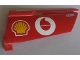 Part No: 44350pb001  Name: Technic, Panel Fairing #20 Large Long, Small Hole, Side A with Shell and Vodafone Logo Pattern (Sticker) - Set 8386